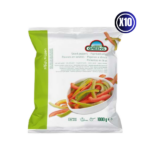 POIVRONS ROUGES VERTS LANIÈRES SACHET 1KG X 10