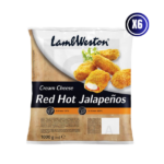 LAMBWESTON CHEESE PEPPERS JALAPENOS ROUGES 1KG X6