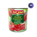 TOMATE CONCENTRÉ 880g SICAM X 12