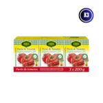 ZAKIA PUREE DE TOMATE 200 X 3