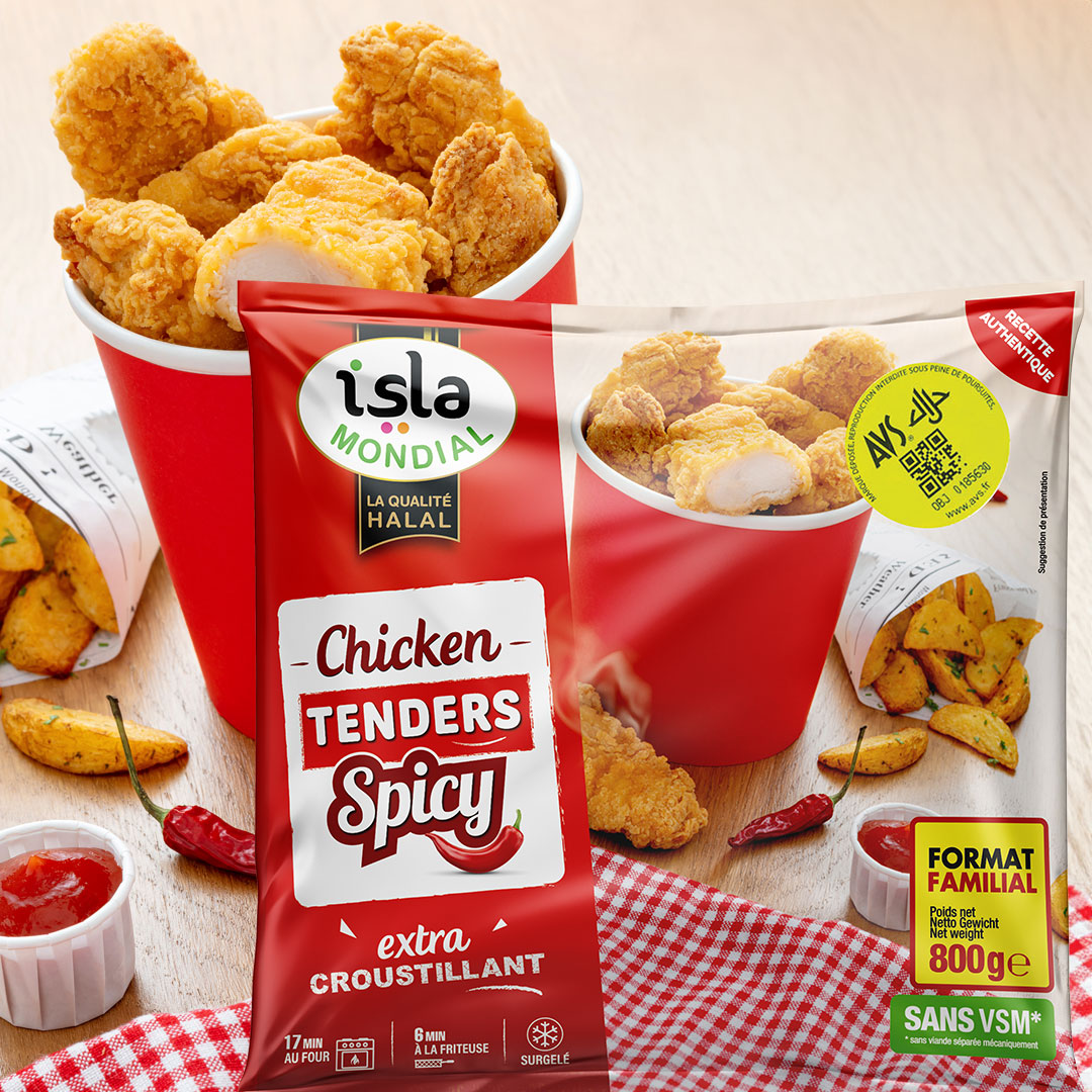 CHICKEN-TENDERS-SPICY-PUBLI CHICKEN TENDERS SPICY 800G X6 IS – Image 1