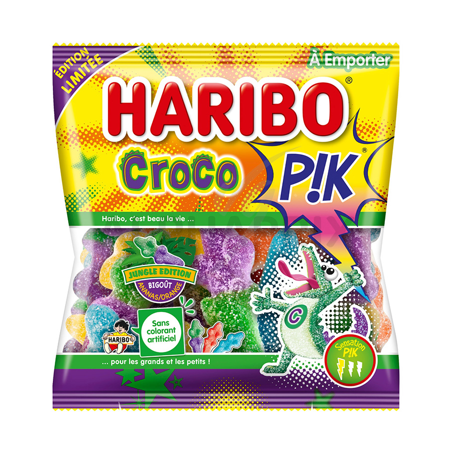 haribo-croco-pik-sachets-120g.png HARIBO Croco Pik 120g – Image 1