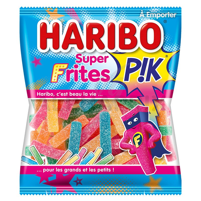 haribo-frites-pik-sachets-120g.jpg HARIBO Super Frites Pik 120g – Image 1