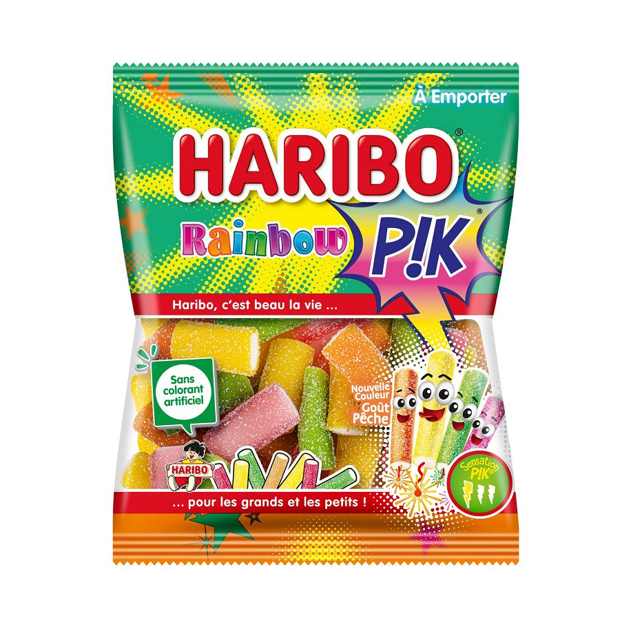 haribo-rainbow-pik-sachets-120g.png HARIBO Rainbow Pik 120g – Image 1
